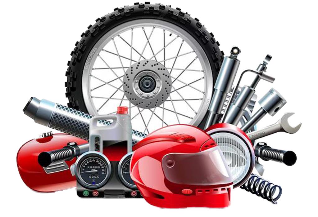 انواع محصولات فروشگاه قطعات موتورسیکلت مسعود شیخ هادی در قم